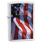 فندک-Zippo-Made-in-USA-Flag