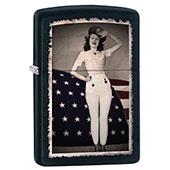 فندک-Zippo-Flag-Woman-Saluting