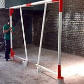 یک-جفت-دروازه-فوتسال-چرخدار-تاشو-NSN