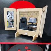 آینه-3-تکه-چوبی-گفتار-درمانی