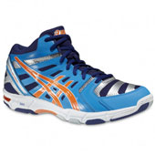 کفش-والیبال-آبی-پرتقالی-asics-B403N