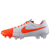 کفش-فوتبال-سفید-نارنجی-Nike-tiempo-legend-V-2014