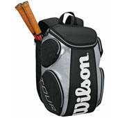 ساک-تنیس-Wilson-Black-silver-tour-backpack