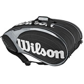 ساک-تنیس-Wilson-Black-silver-tour-15-Pack
