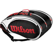 ساک-تنیس-Wilson-Black-white-tour-15-pack